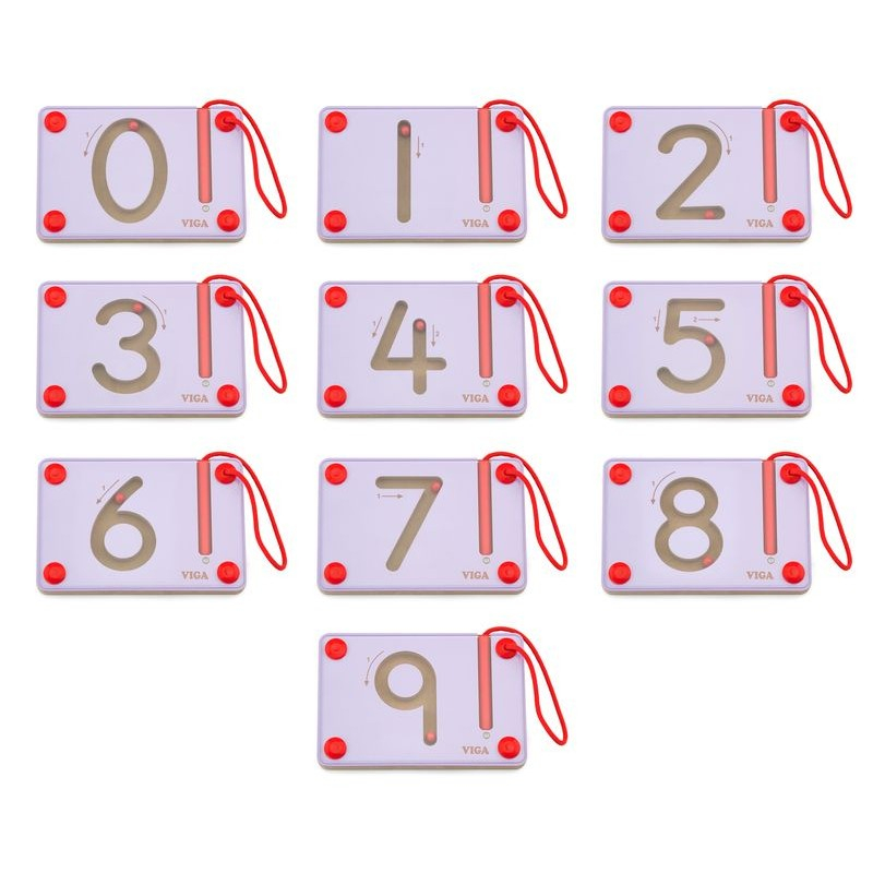 Set magnetic de scriere - Cifre, Viga [2]