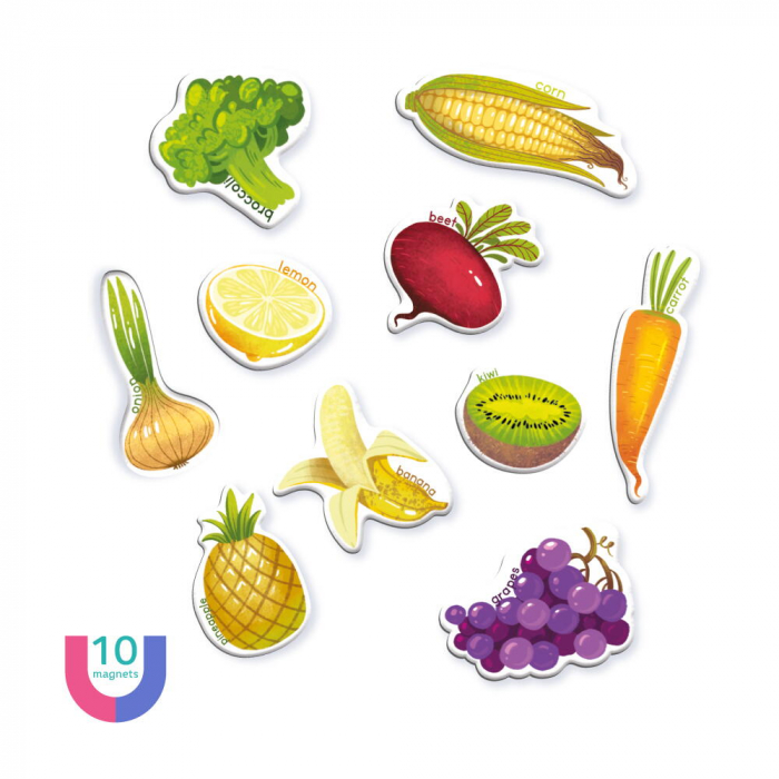Dodo-Set magnetic - Invat legume si fructe in lb. engleza [2]