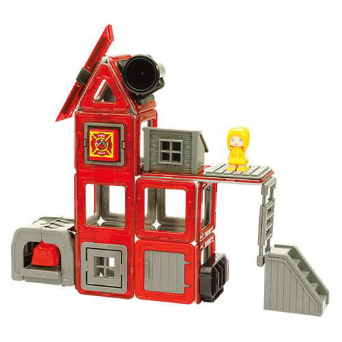 Clics-toys-Set-magnetic-Magformers-Uimitorul-set-cu-vehicule-de-interventie [4]