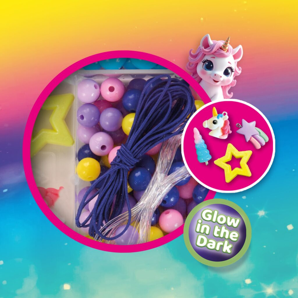 SES Creative-Set Margelute Pentru Bratari Stralucesc In Intuneric-Unicorni [5]