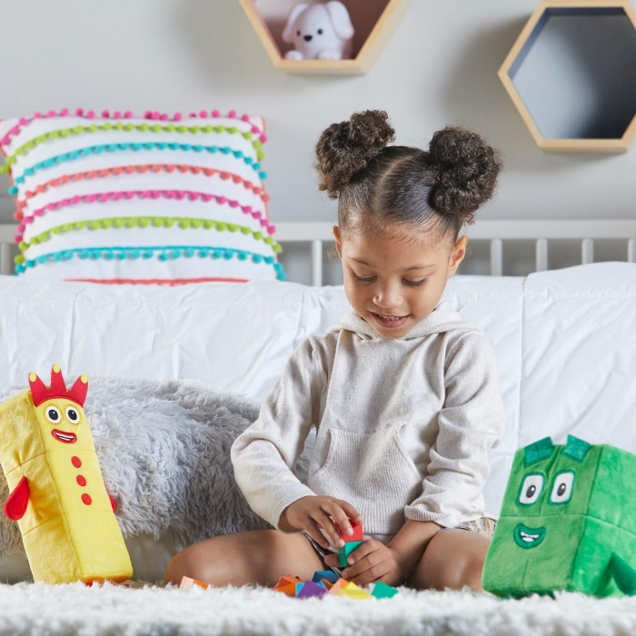 Hand2Mind Set mascote din plus Numberblocks - Trei & Patru [3]