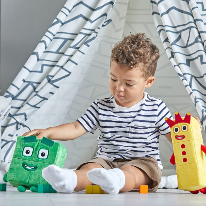 Hand2Mind Set mascote din plus Numberblocks - Trei & Patru [4]