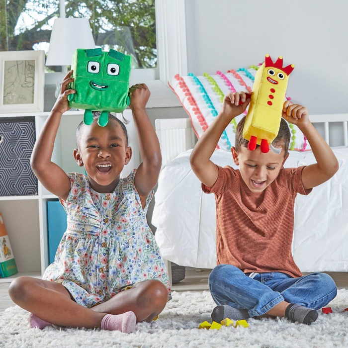 Hand2Mind Set mascote din plus Numberblocks - Trei & Patru [2]