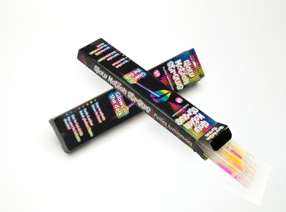 Set Paie Luminoase - Accesorii Petrecere, Paie Colorate cu LED pentru Bauturi, Evenimente Copii/Adulti [2]