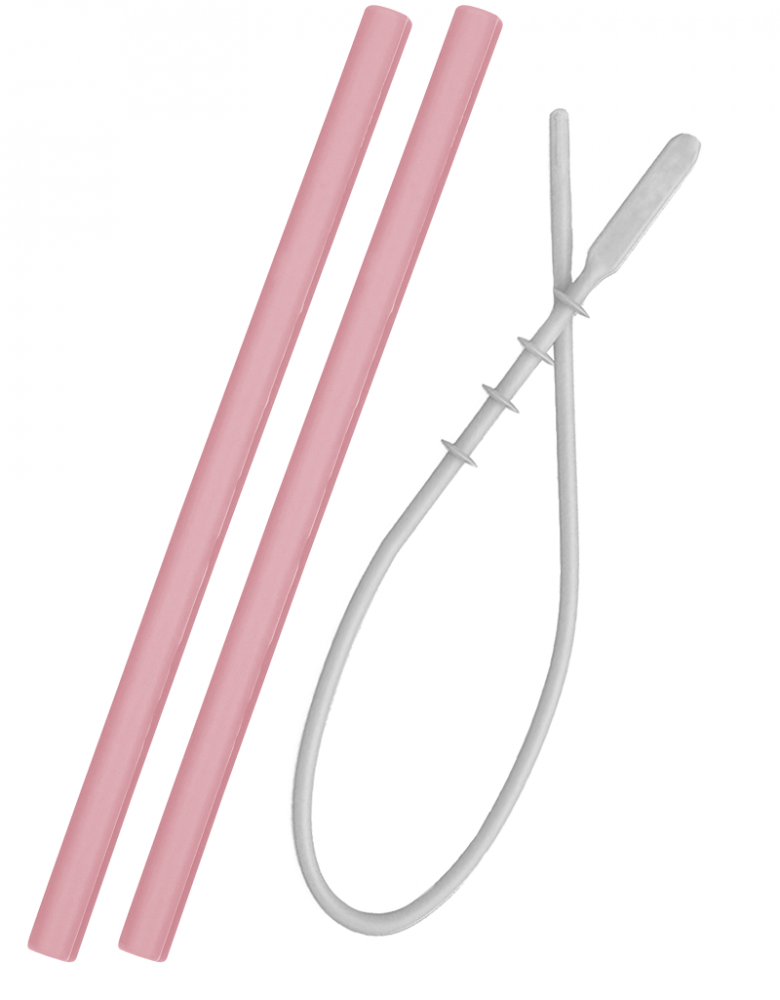 Set paie si perie Minikoioi, 100% Premium Silicone – Pinky Pink [1]