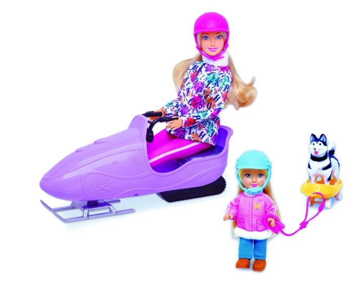 Set-papusi-RS-Toys-Ely-si-Sofy,-cu-snowmobil,-sanie,-caine-Husky-si-accesorii-RS-Toys [1]