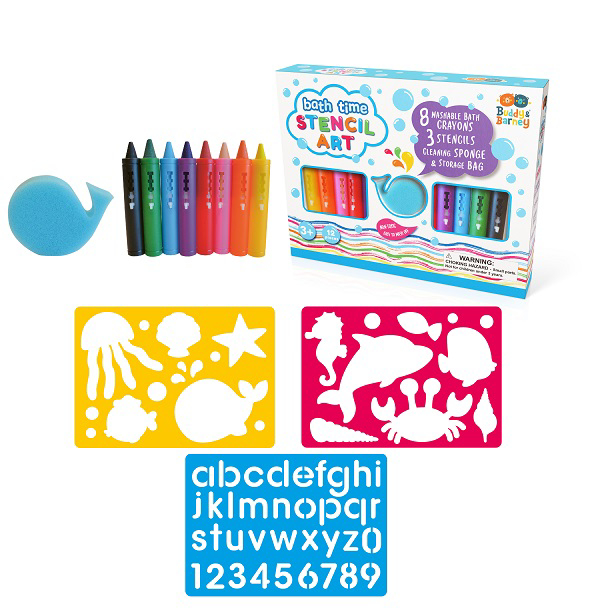 Buddy&Barney-Set Pentru Baie - Arta Sablonului [2]