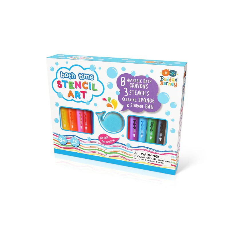Buddy&Barney-Set Pentru Baie - Arta Sablonului [1]
