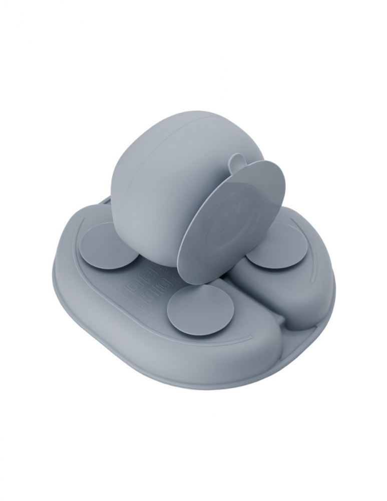 Set pentru diversificare din silicon, Momi Ami - Grey [3]