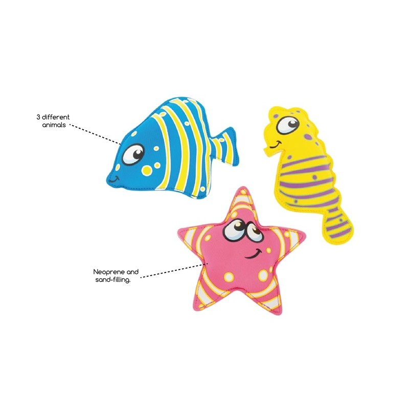 BS Toys-Set pentru scufundari Peste, calut de mare si steluta de mare, BS Toys [1]