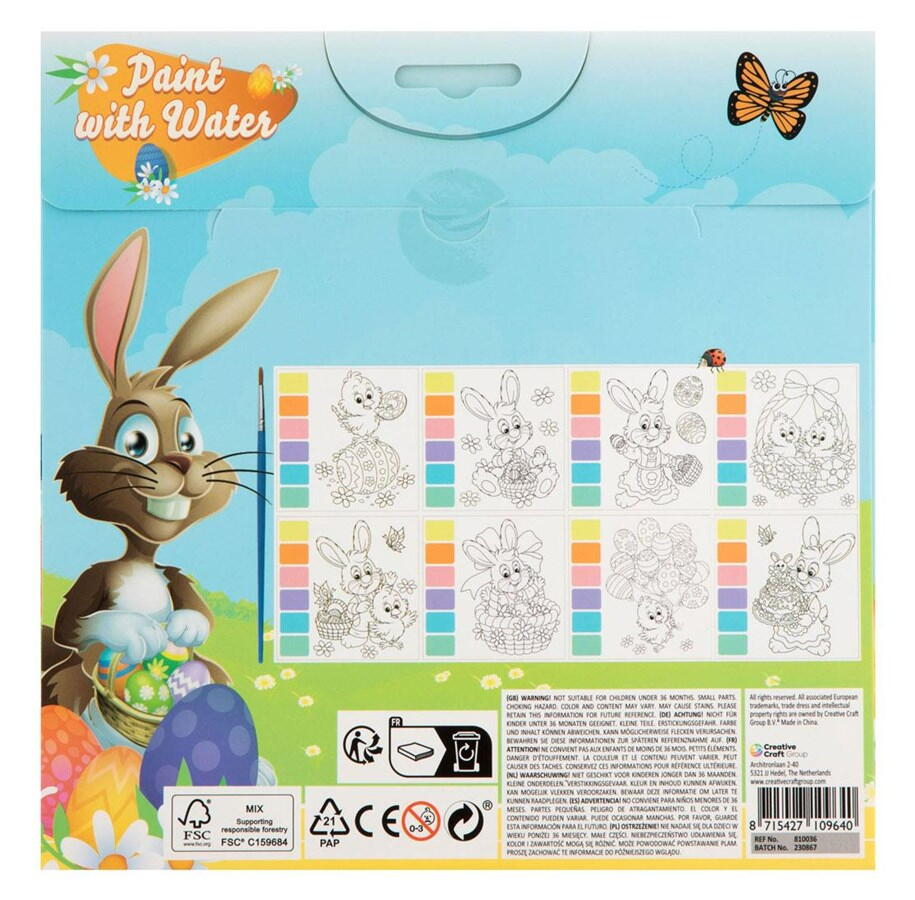 Grafix-Set pictat cu apa - Paste fericit [2]