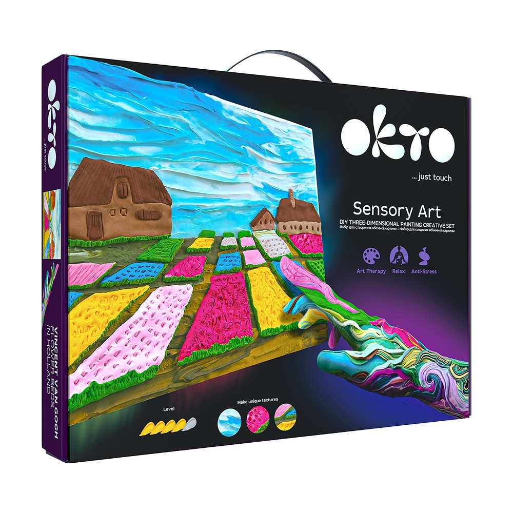 Set pictura 3D cu argila usoara, 30*40cm - Flowers [1]