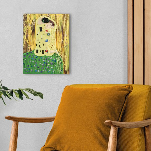 Set pictura 3D cu argila usoara, 30*40cm - Kiss [5]