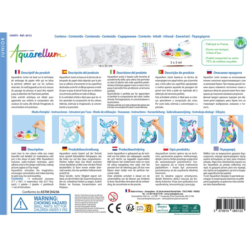 Sentosphere-Set pictura - Aquarellum Junior Pisica - Sentosphere [2]