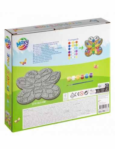 Moxy-Set pictura pe piatra - Fluturas [2]