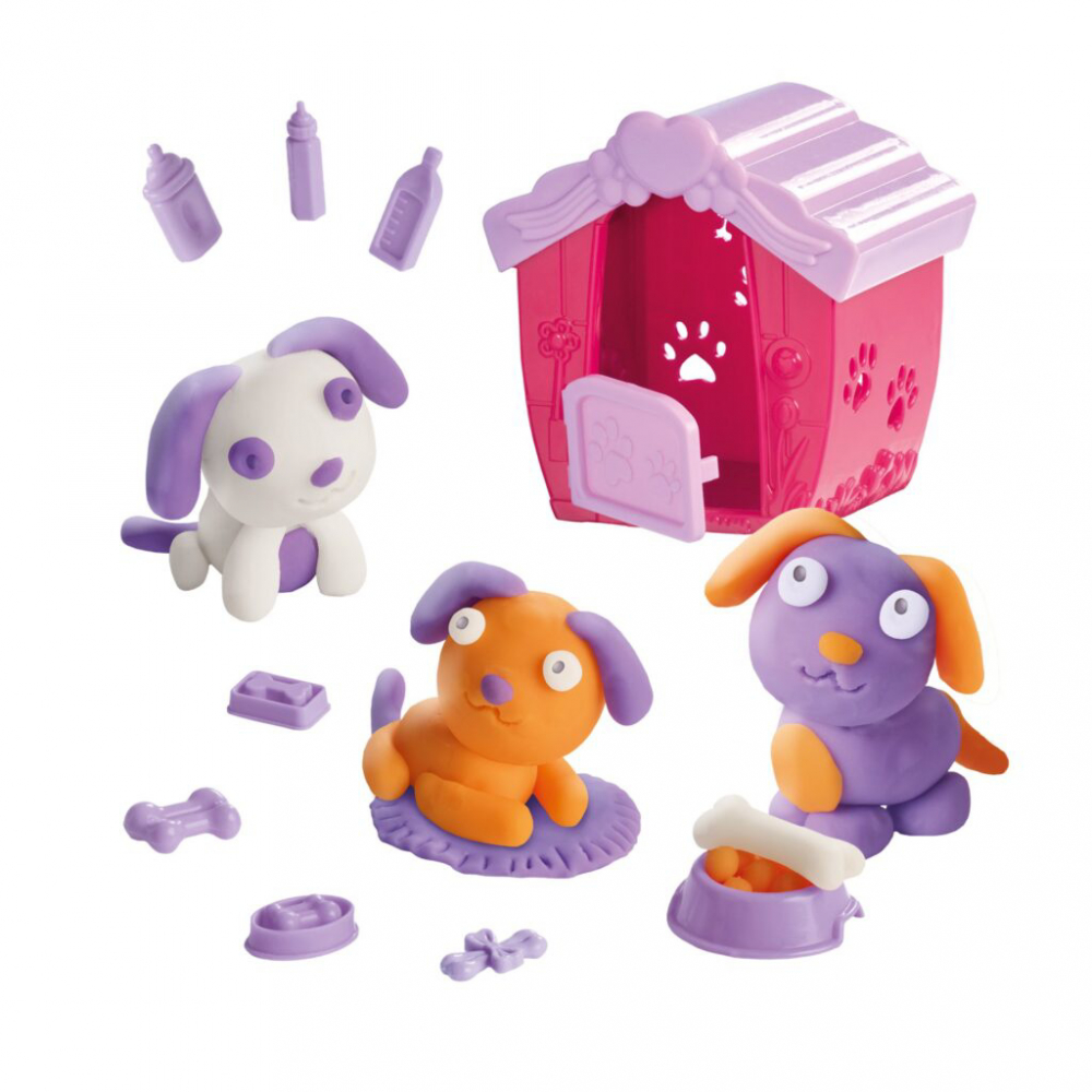 SES Creative-Set Plastilina Catelusi [3]