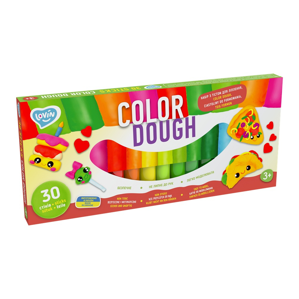 Okto-Set plastilina Lovin 30 pcs*15gr - Color Dough [1]
