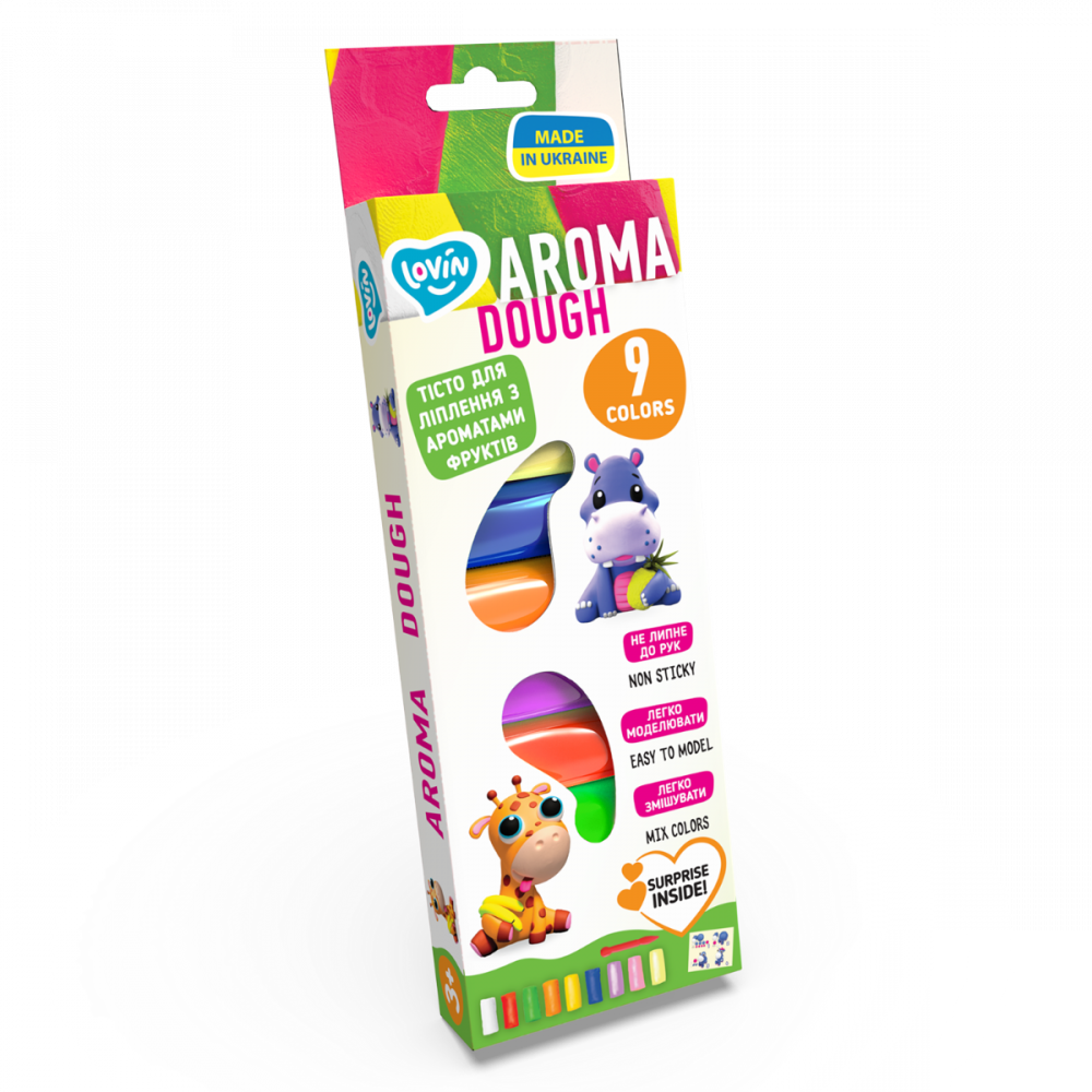 Okto-Set plastilina Lovin 9pcs*15gr - Aroma [1]