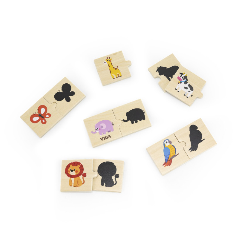 Set puzzle Potriveste umbra, Viga [5]