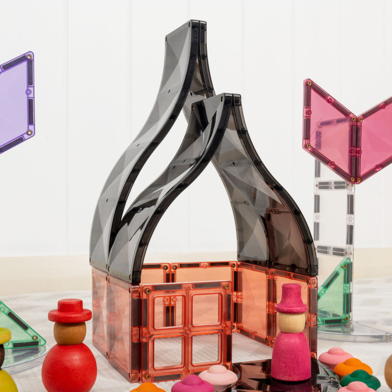 Set Ramps & Intersections Connetix, 16 Piese – Rampe Magnetice si Intersectii, Accesorii STEM pentru Constructii Avansate [2]