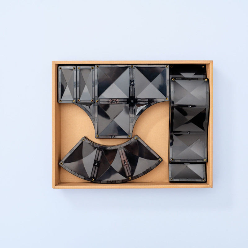 Set Ramps & Intersections Connetix, 16 Piese – Rampe Magnetice si Intersectii, Accesorii STEM pentru Constructii Avansate [4]