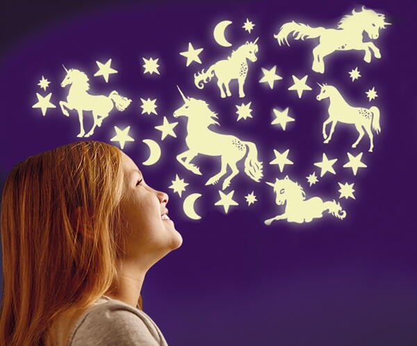 Brainstorm Set reflectorizant - Unicorni stele si luna [3]