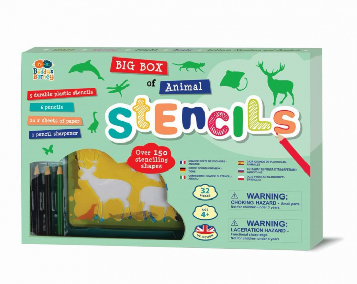 Buddy&Barney Set Sabloane 150 forme - Animale [2]
