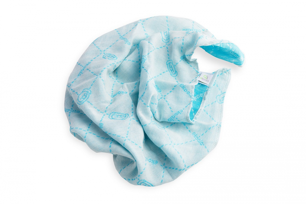 Set Swaddle si suport de prindere baveta, eKoala, Blue [5]