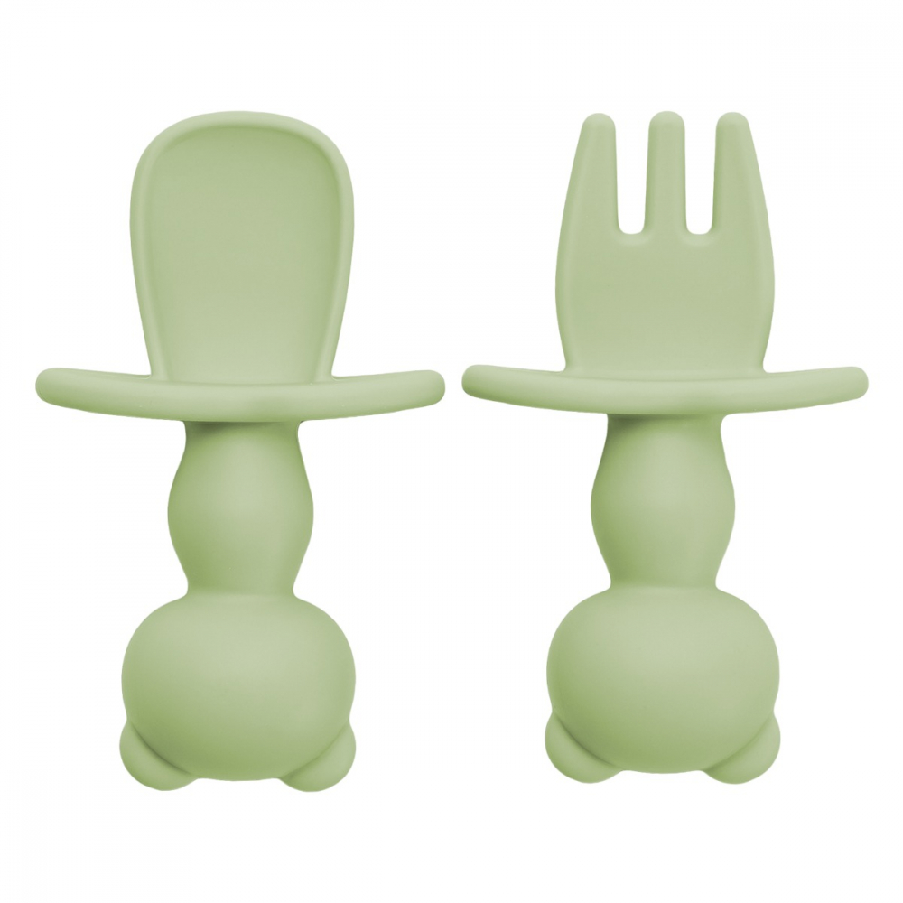 Set Tacamuri din silicon, AppeKids, The Little Bear - Bubble Beige [4]