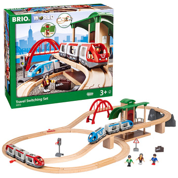 BRIO-Set trenulet cu statie de legatura BRIO, 3+ ani [1]