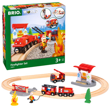 BRIO-Set trenulet pompieri BRIO, 3+ ani [1]