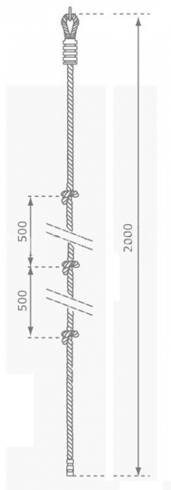 KBT-Sfoara catarat cu noduri pentru spatiile de joaca PH25 2 m - KBT [2]