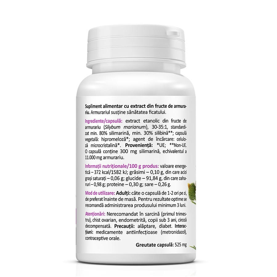 Silymarin Forte, 30 capsule, Zenyth [2]