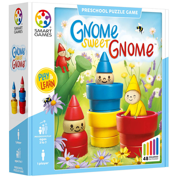 Smart Games - Gnome sweet Gnome - joc de logica cu 48 de provocari, 3+ ani, editie internationala [1]