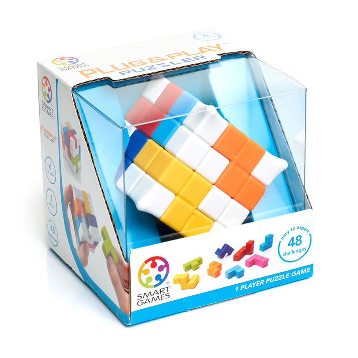 Smart Games-Smart Games - Plug & Play Puzzler, joc de logica cu 48 de provocari, 6+ ani, editie internationala [1]