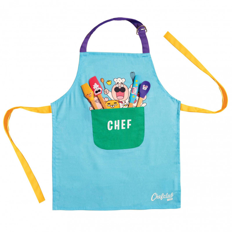 Chefclub kids-Sort de bucatarie pentru copii albastru, Chefclub Kids [1]