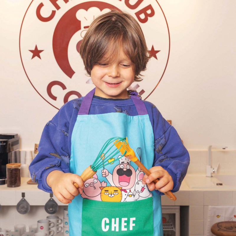 Chefclub kids-Sort de bucatarie pentru copii albastru, Chefclub Kids [4]