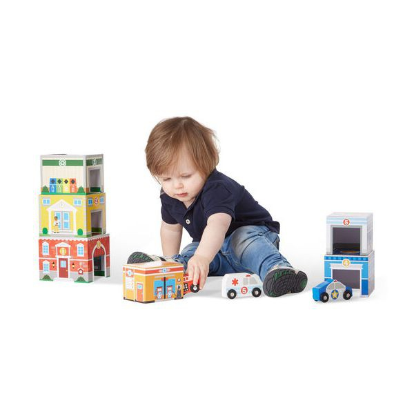 Melissa & Doug Sortator de forme Piramida cu masinute [4]