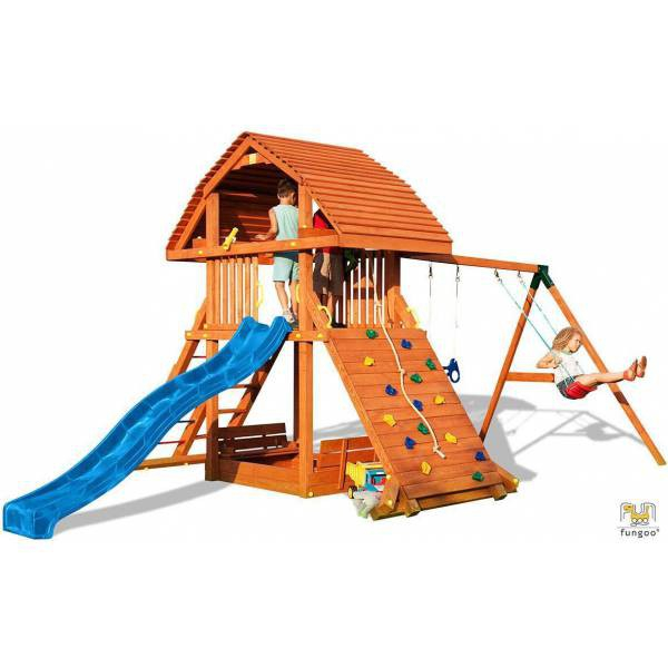 Fungoo-Spatiu de joaca Fungoo Giant cu leagane [2]