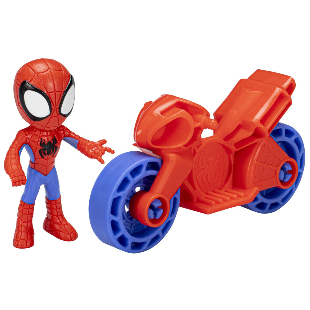 Spiderman Set Motocicleta Si Figurina Spidey 6Cm [4]