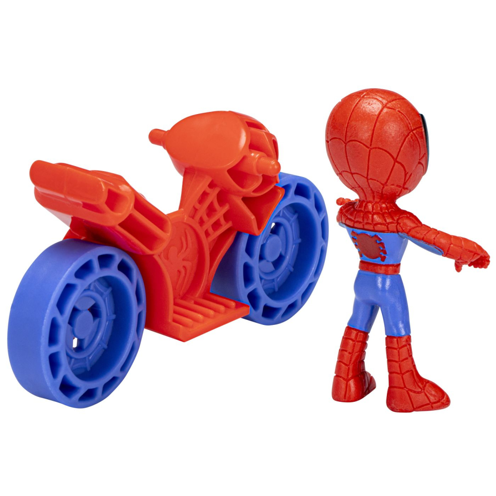 Spiderman Set Motocicleta Si Figurina Spidey 6Cm [6]