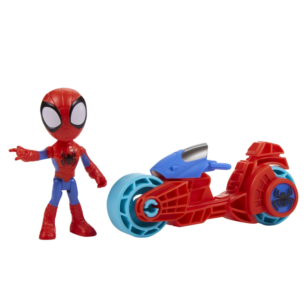 Spidey Prietenii Extraordinari Set Motocicleta Si Figurina Spidey 10Cm [6]
