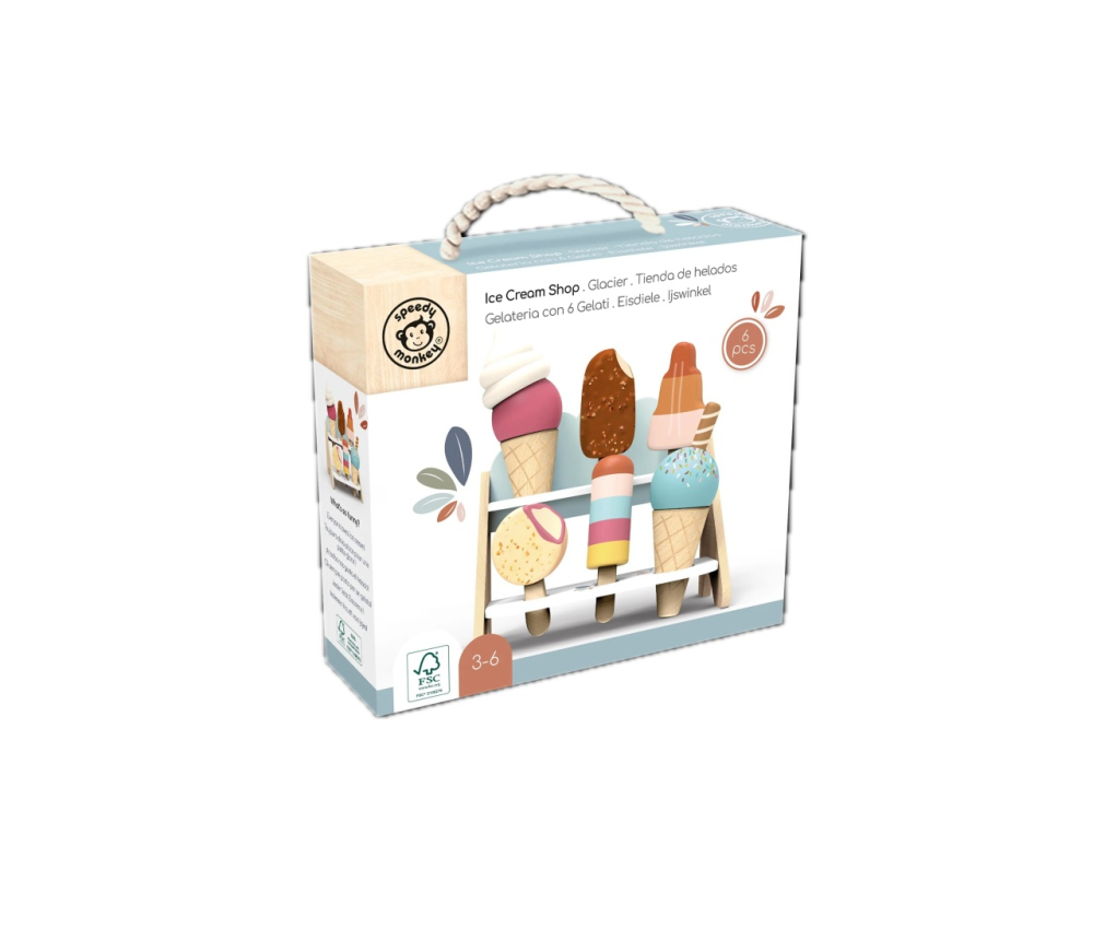 Speedy Monkey-Stand de inghetata din lemn, Speedy Monkey [3]