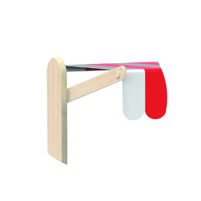 Stand de Magazin din Lemn VIGA – Jucărie Montessori pentru Joc de Rol, Structură Solidă și Design Atrăgător [1]