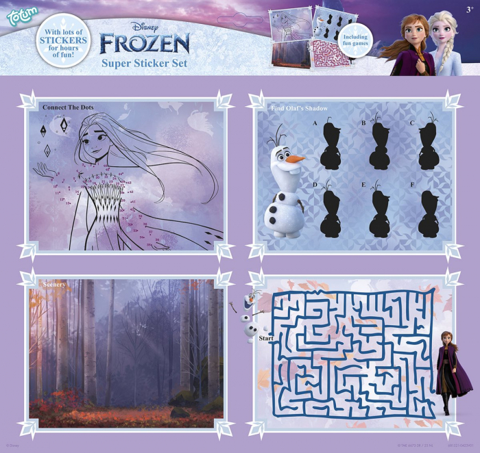 Totum-Super set abtibilduri Disney Frozen [3]