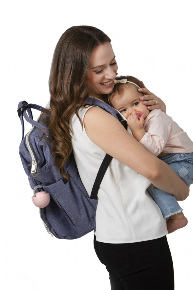 Suport Pentru Depozitare Suzeta, Melii, Biluta Pink&Grey [4]