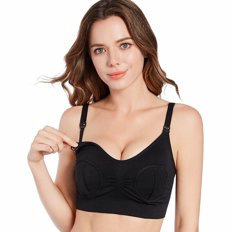 Sutien 2 in1 - Alaptare si sustinere pompa san (negru) XL [4]