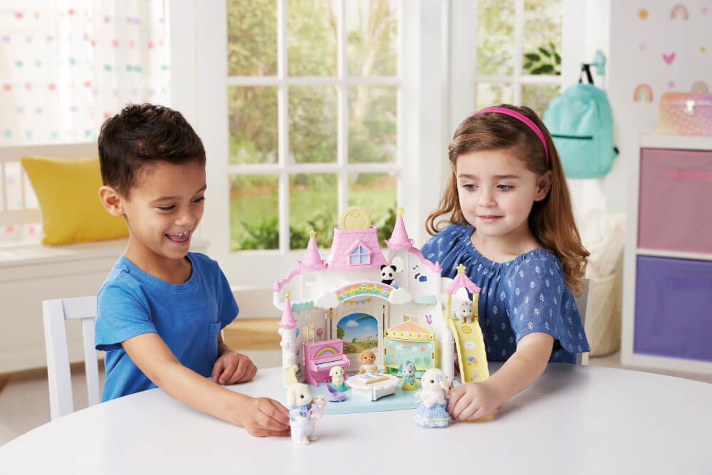 Epoch -Sylvanian Families-Loc De Joaca Castel Culori Vesele [3]