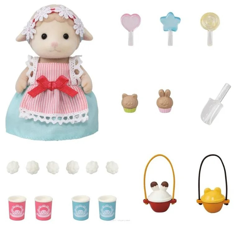 Epoch -Sylvanian Families - Set Stand Tricicleta pentru Popcorn [2]
