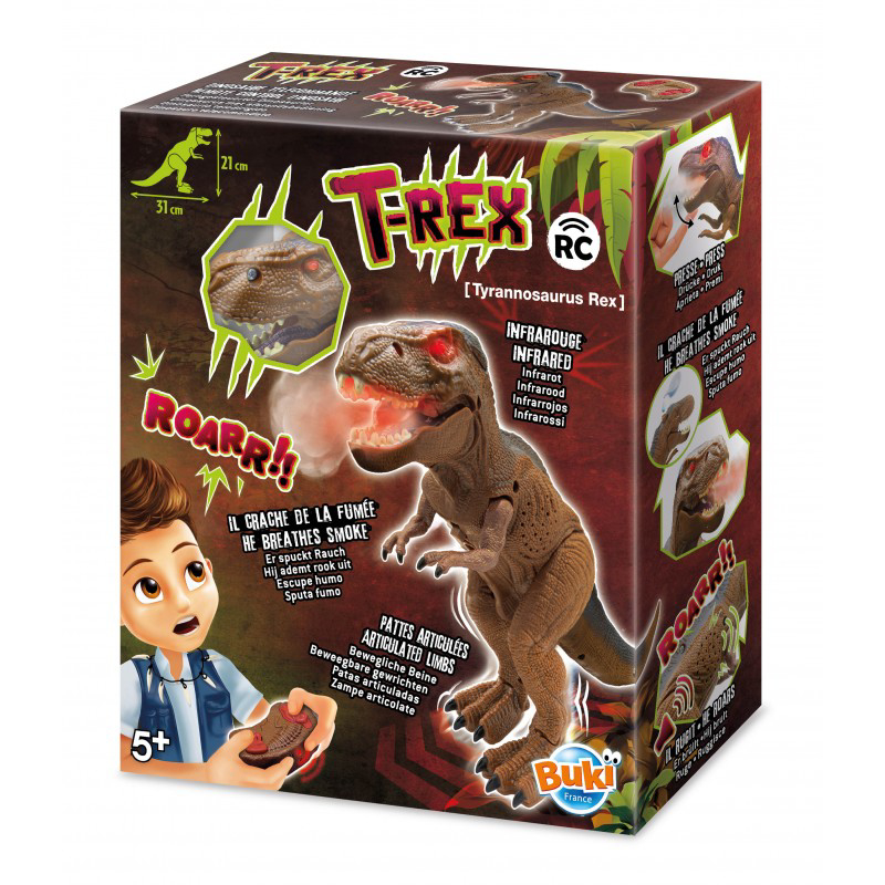 BUKI France-T-Rex R/C - Jucarie interactiva pentru copii [1]